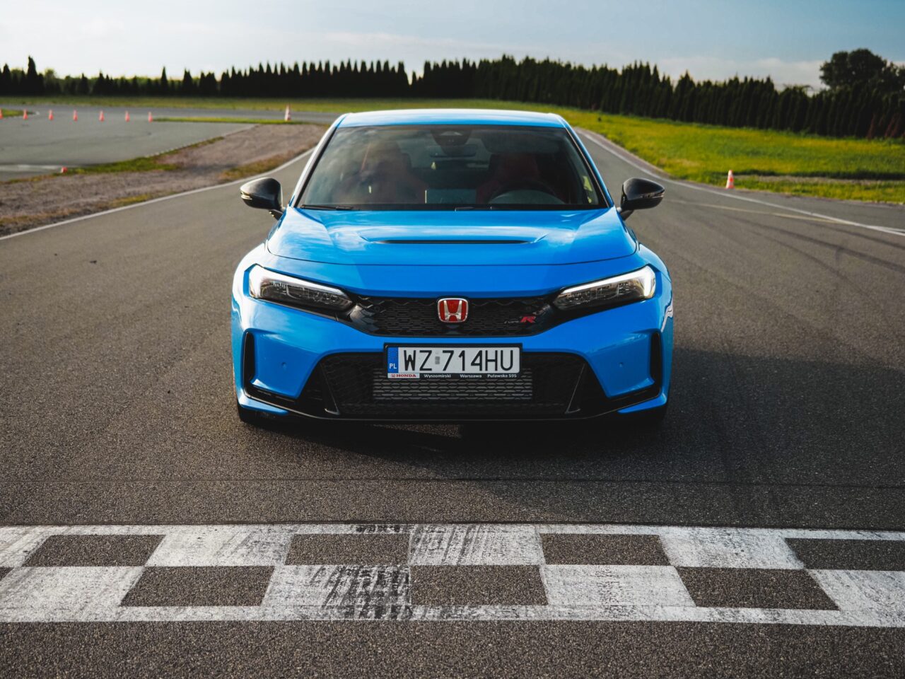 Honda Civic Type R na torze podczas szkolenia z Marcinem Markowiczem